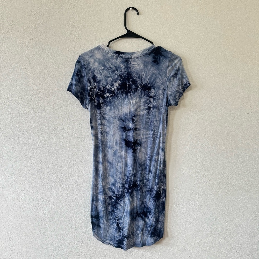 Blue Tie Dye Dress - Picture 2 of 6